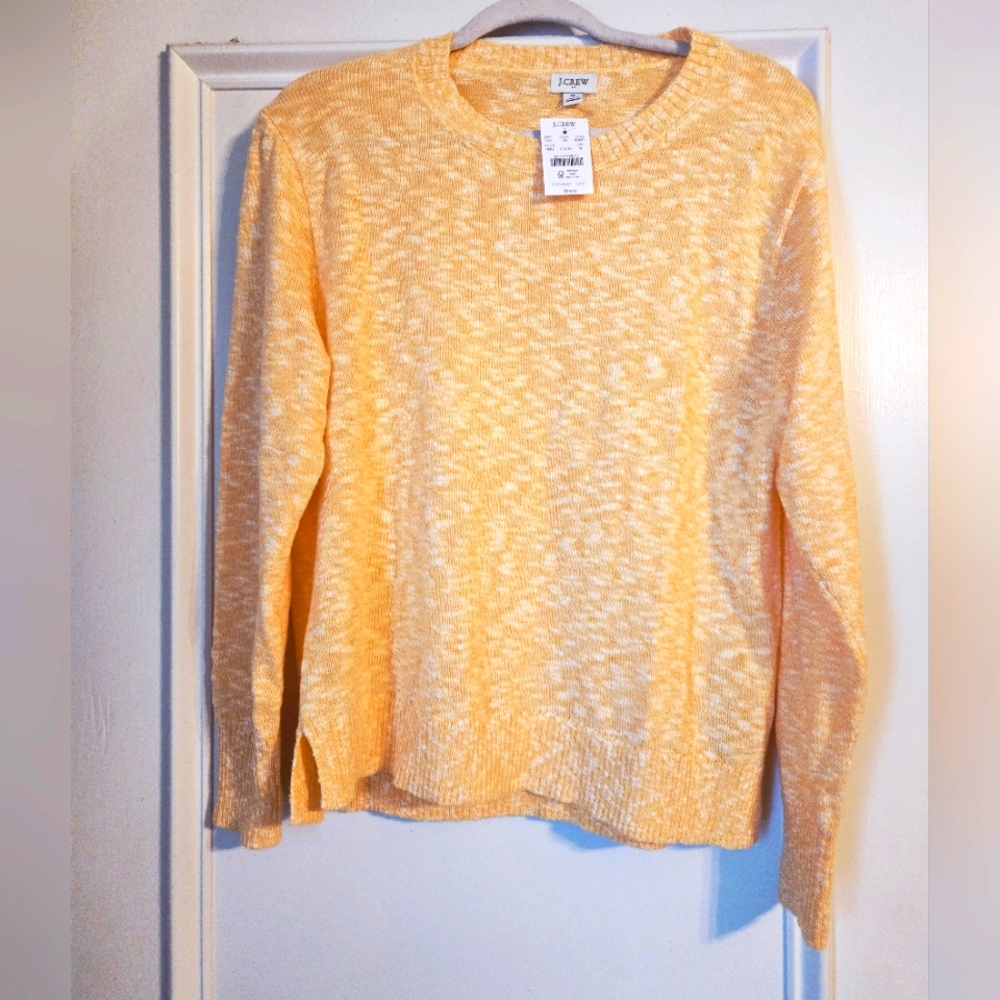J. Crew Light Yellow Knit Sweater